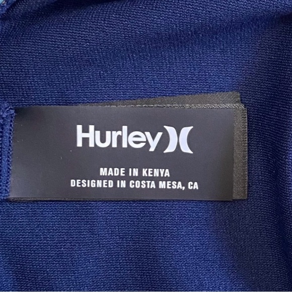 Hurley Ladies’ Swimsuit 1-Piece Pink Floral, UPF 50+ Adjustable Straps, Size M - Picture 11 of 14